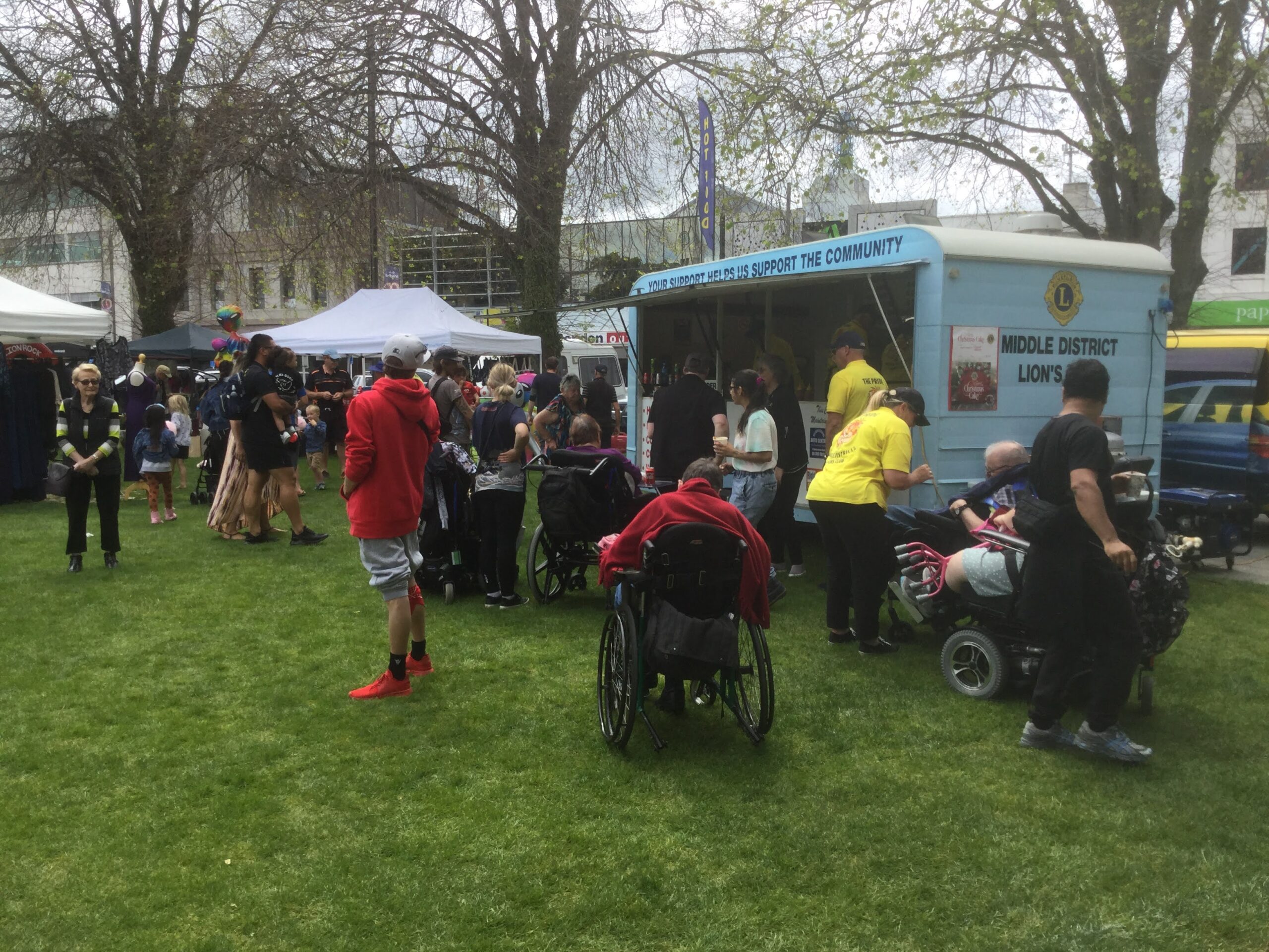 Raising funds at Lions Market Day
