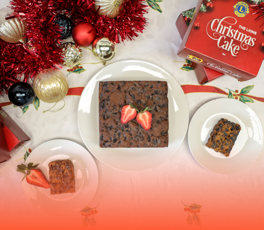 Lions Christmas Cake